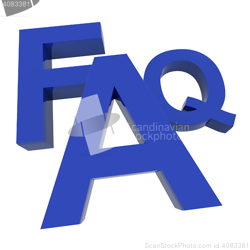 Image of FAQ Word Showing Information Questions And Answers
