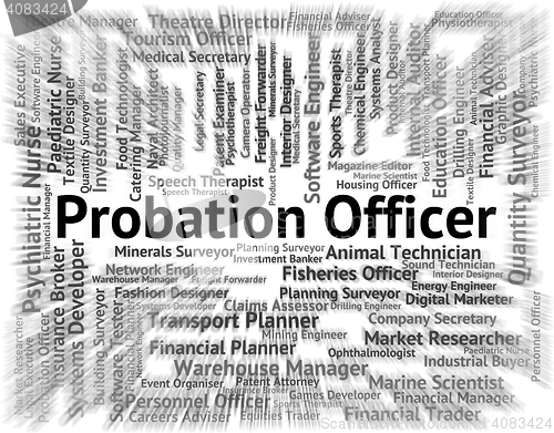 Image of Probation Officer Indicates Administrators Hiring And Probationa