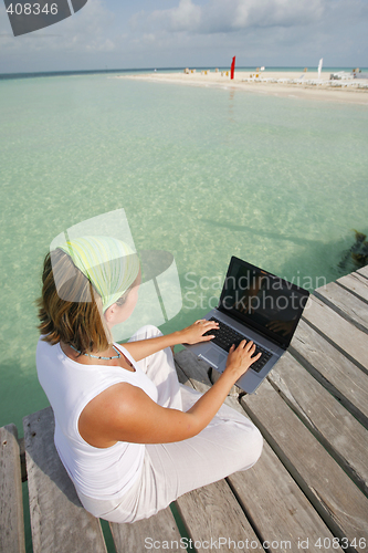 Image of Woman on Laptop