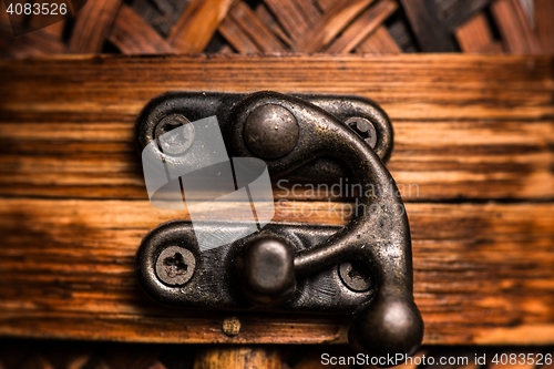 Image of Rusted metal texture closeup photo