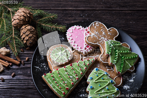 Image of New year homemade gingerbread