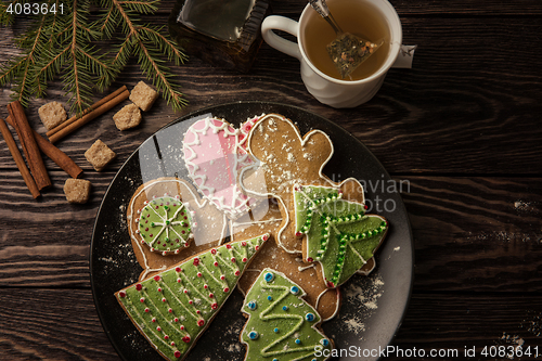Image of New year homemade gingerbread
