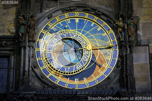 Image of Prague Astronomical Clock in the Old Town