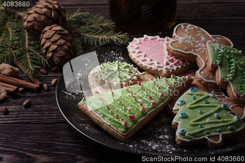 Image of New year homemade gingerbread
