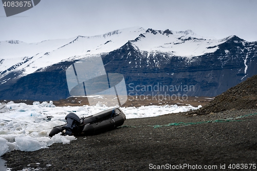 Image of Icebergs at glacier lagoon 