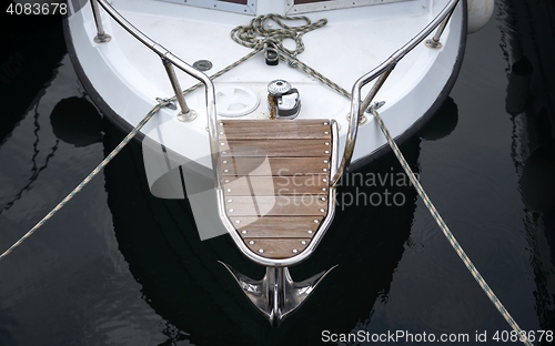 Image of Luxury boat closeup