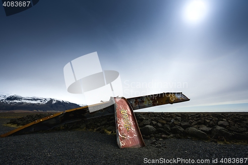 Image of Damaged bridge in Iceland