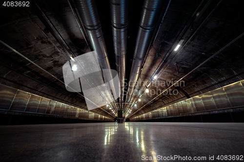 Image of Underground tunnel for the subway