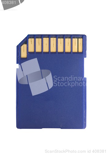 Image of color memory sd card data storage device for cameras, portable sound