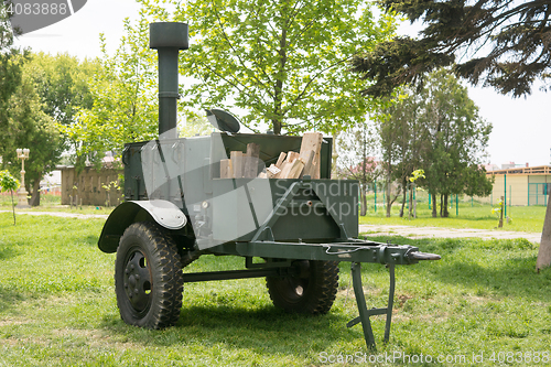 Image of Vityazevo, russia - May 16, 2016: Army field kitchen KP-125