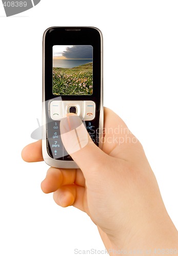 Image of technology communication phone