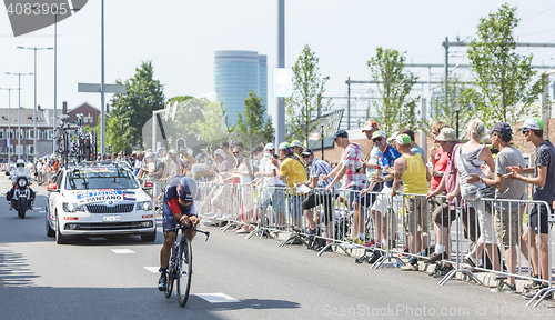 Image of The Cyclist Jarlinson Pantano Gomez - Tour de France 2015