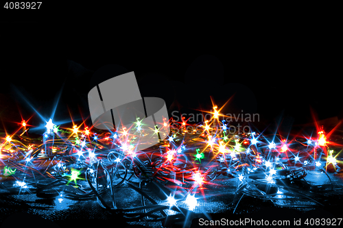 Image of abstract christmas background