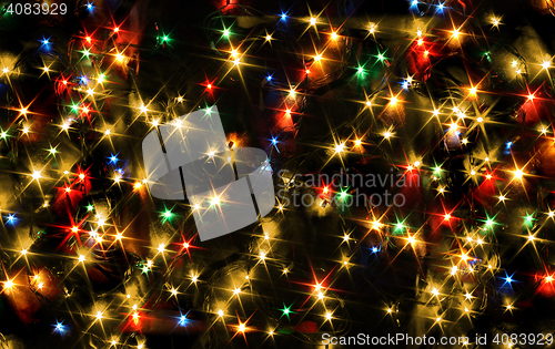 Image of abstract christmas background