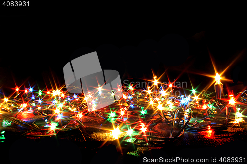 Image of abstract christmas background