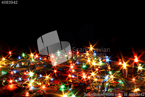 Image of abstract christmas background