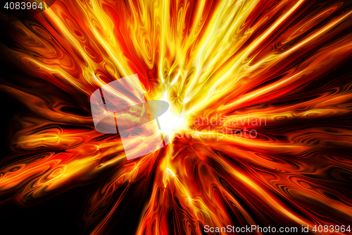 Image of abstract fire explosion texture