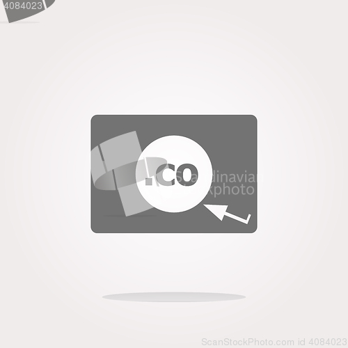 Image of Domain CO sign icon. Top-level internet domain symbol. web Icon Vector. vector icon. vector button 