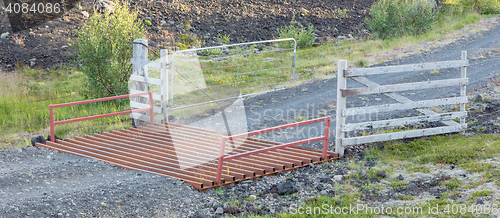 Image of Cattle grid, Iceland