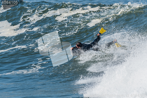 Image of Bodyboarder in action