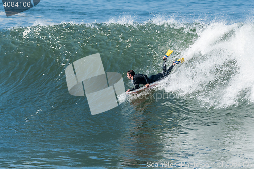 Image of Bodyboarder in action