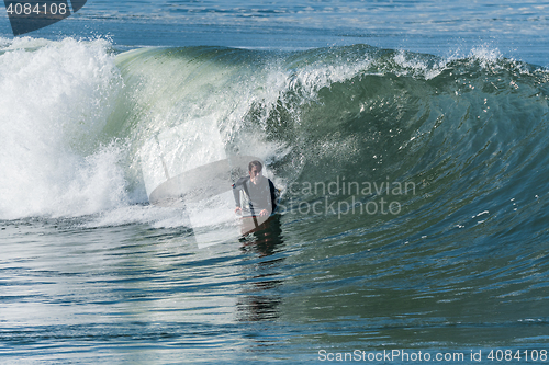 Image of Bodyboarder in action