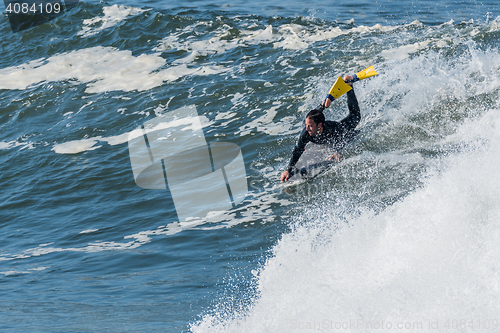 Image of Bodyboarder in action