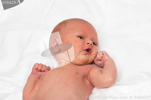 Image of Nursing baby portrait