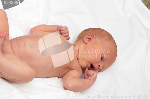 Image of Nursing baby portrait