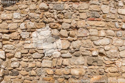 Image of Vintage Old Brick Stone Wall 