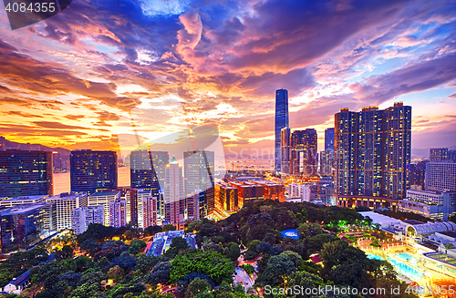 Image of Hong Kong skyline