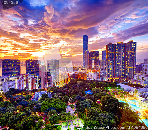 Image of Hong Kong skyline