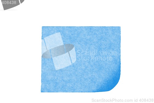 Image of isolated blank postit paper on withe background