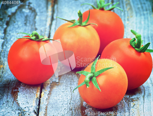 Image of Five Cherry Tomatoes