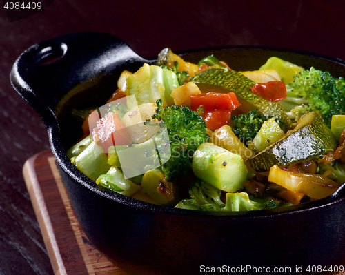 Image of Colorful Vegetables Ragout