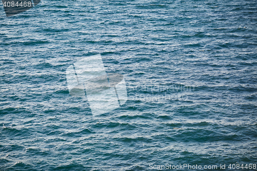 Image of Blue sea, light waves, water surface
