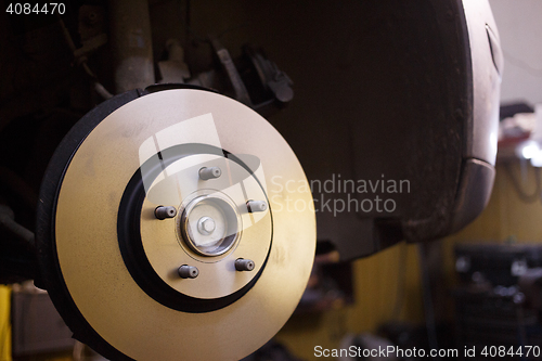 Image of Brake system of automotive by preventive maintenance job