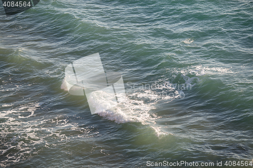 Image of Coastal waves of the black sea. Beautiful nature