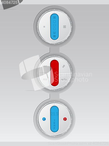 Image of Digital air conditioning control panel combo