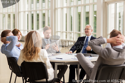 Image of business people meeting at office