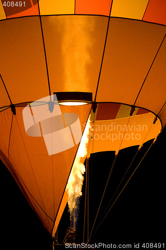 Image of Air balloon at night