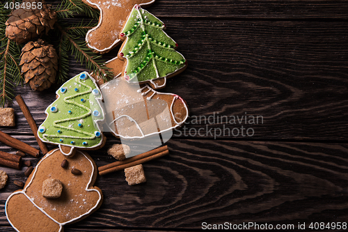 Image of New year homemade gingerbread