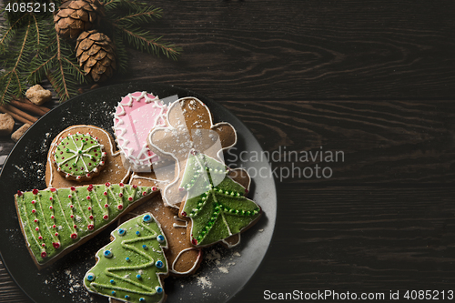 Image of New year homemade gingerbread