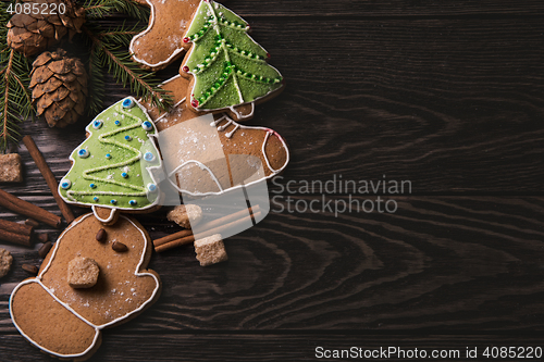 Image of New year homemade gingerbread