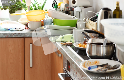 Image of Messy kitchen