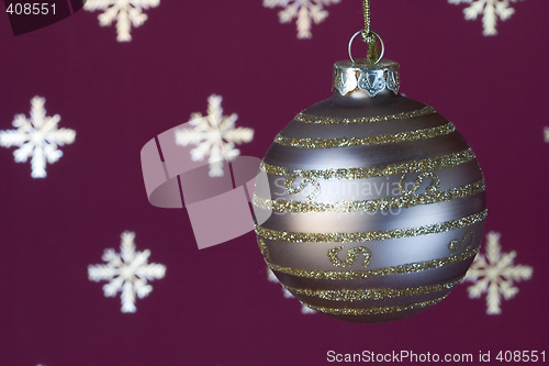 Image of Christmas ball background (selective a soft focus)