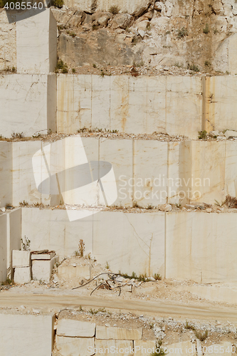Image of White marble quarry