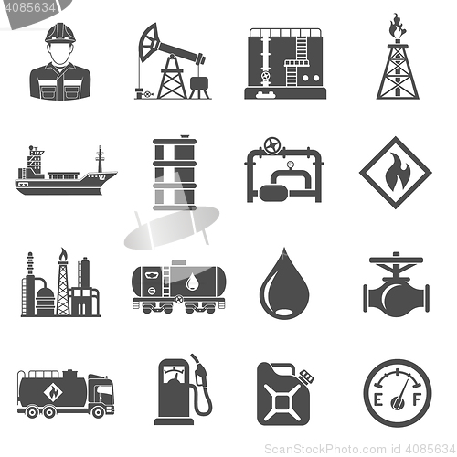 Image of Oil industry Icons Set