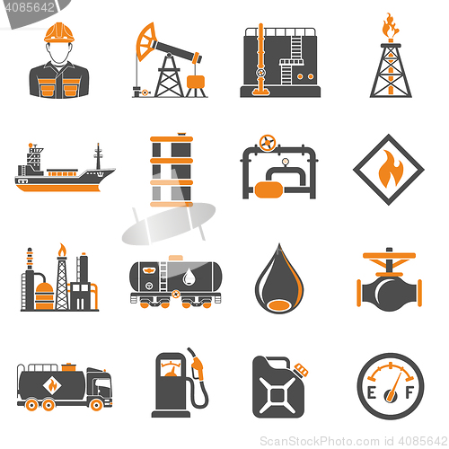 Image of Oil industry Icons Set