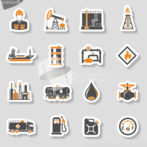 Image of Oil industry Icons Set